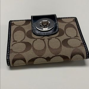 Coach signature wallet